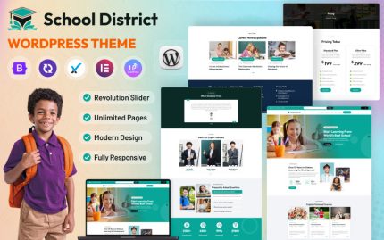 Okul Bölgesi Elementor WordPress Teması