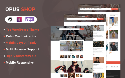 OpusShop - Modern WooCommerce WordPress Teması