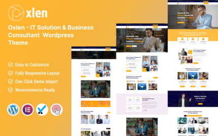 Oxlen - BT Çözümleri ve İş Danışmanı WordPress Teması