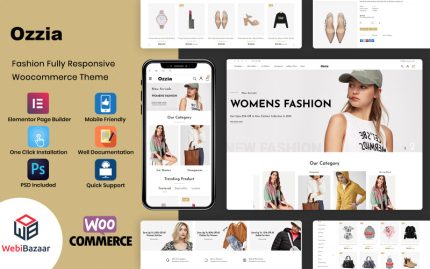 Ozzia - Moda Mağazası WooCommerce Teması
