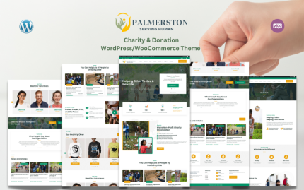 Palmerstone - Yardım ve Bağış WooCommerce Teması