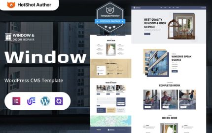 Pencere ve Kapı Onarımı - Pencere Kurulumu ve Onarımı WordPress Elementor Teması