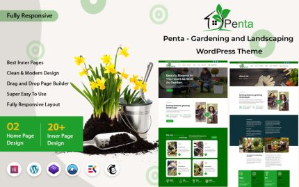 Penta - Bahçe ve Peyzaj WordPress Teması