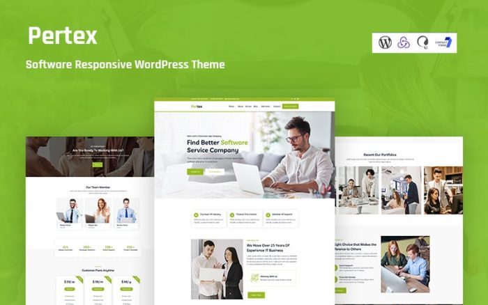 Pertex – Yazılıma Mobil Uyumlu WordPress Teması