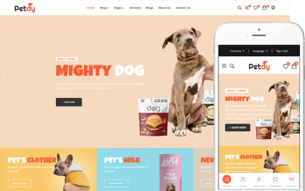 Petdy - Evcil Hayvanlar ve Veterinerler için Modern WooCommerce Teması