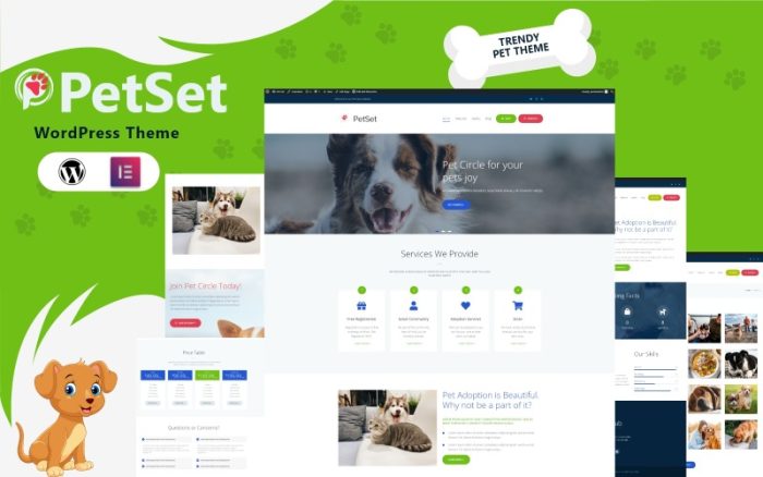 PetSet Elementor WordPress Teması