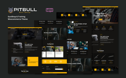 PitBull - Silah Dükkanı Woocommerce Teması