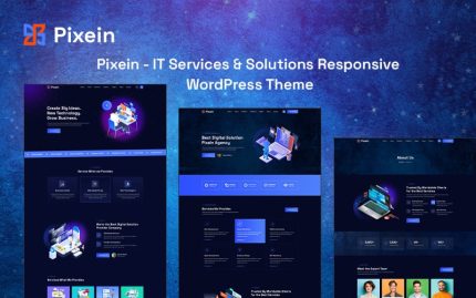 Pixein - BT Hizmetleri ve Çözümleri Mobil Uyumlu WordPress Teması