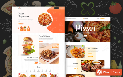 Pizzal - Hızlı Yemek ve Restoran WordPress Teması