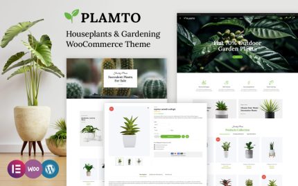 Plamto - Ev Bitkileri ve Bahçe Mağazası Woocommerce Teması