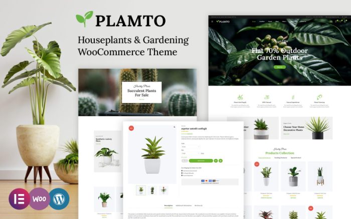 Plamto - Ev Bitkileri ve Bahçe Mağazası Woocommerce Teması