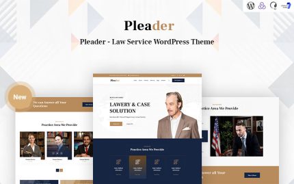 Pleader - Hukuk Hizmeti Mobil Uyumlu WordPress Teması