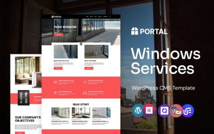 Portal - Windows Hizmetleri WordPress Elementor Teması