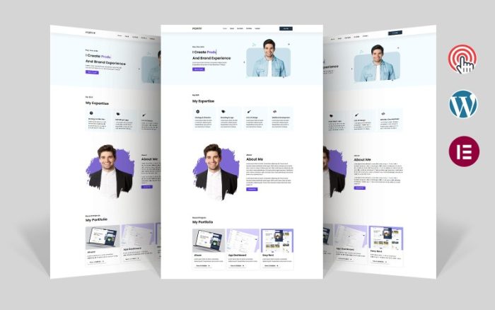 Portf - Yaratıcı Kişisel Portföy Elementor WordPress Teması