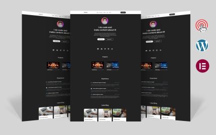 Porth - Yaratıcı Kişisel Portföy Elementor WordPress Teması