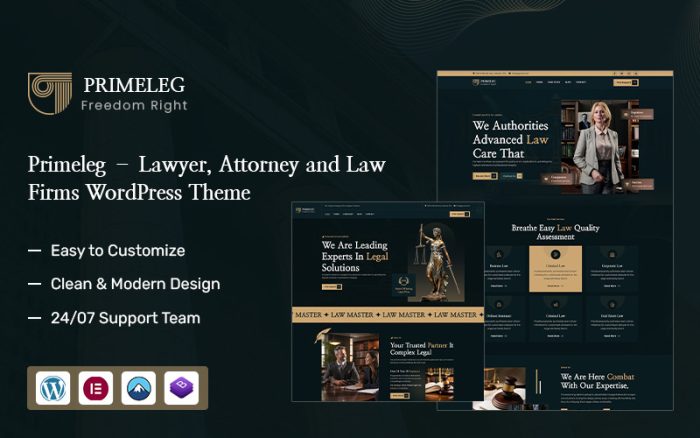 PrimeLeg – Avukat, Hukukçu ve Hukuk Büroları WordPress Teması