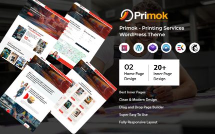 Primok - Dijital Baskı ve 3D Baskı Hizmeti WordPress Teması