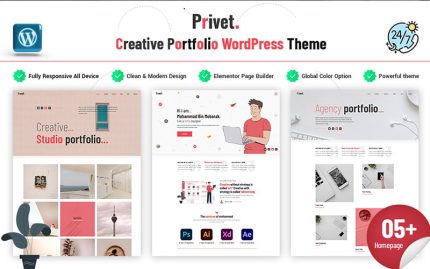 Privet - Kişisel Mobil Uyumlu WordPress Teması