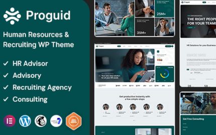 Proguid – İnsan Kaynakları ve İşe Alma WordPress Teması