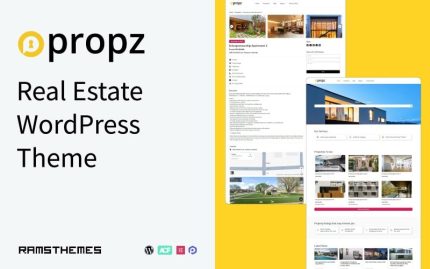 PROPZ - Emlak Ajansı WordPress Teması