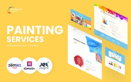 Rainbow's Colors - Mobil Uyumlu Resim Şirketi WordPress Teması