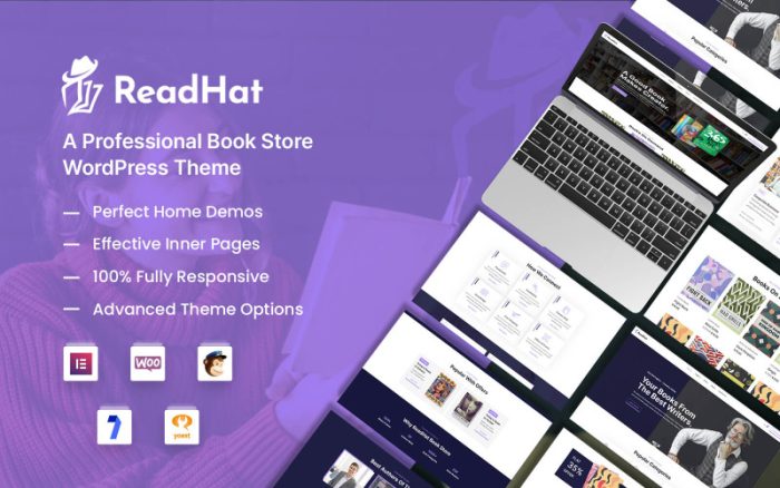 ReadHat - Modern Kitapçı WooCommerce WordPress Teması
