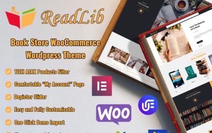 ReadLib - Modern Kitapçı WooCommerce Teması