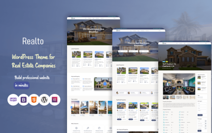Realto Real Estate WordPress Teması