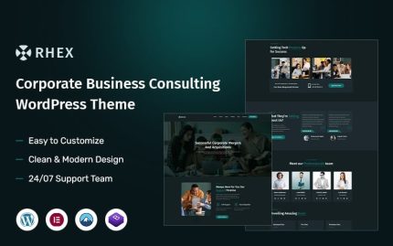 Rhex - Kurumsal İş Danışmanlığı WordPress Teması