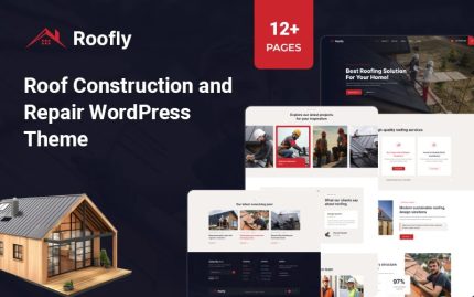 Roofly – Çatı Hizmetleri Elementor WordPress Teması