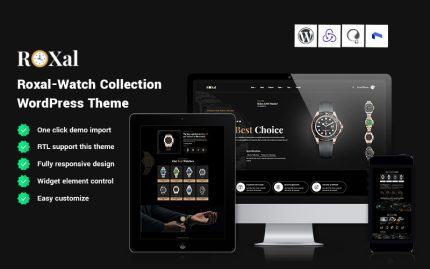 Roxal - Saat Koleksiyonu WordPress Teması