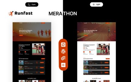Runfast - Spor Kulübü, Antrenörlük ve Koşu Kulübü WordPress Teması