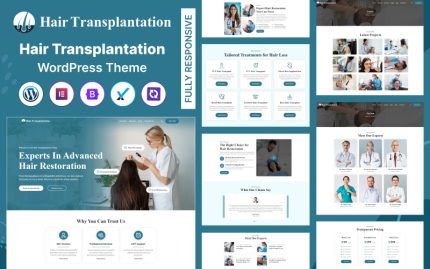 Saç Ekimi ve Epilasyon WordPress Teması