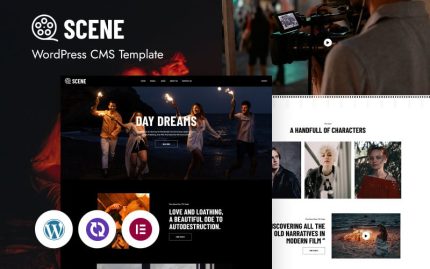 Sahne– Sinema ve Film Prodüksiyonu Çok Amaçlı WordPress Elementor Teması