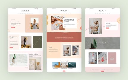 Sarah - Premium WordPress Teması