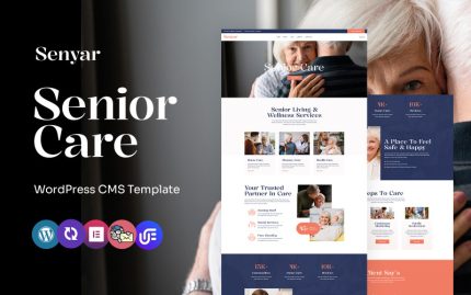 Senyar - Yaşlı Bakım ve Huzurevi Çok Amaçlı WordPress Elementor Teması