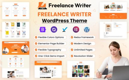 Serbest Yazar Elementor WordPress Teması