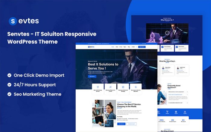 Sevtes - BT Çözümü Mobil Uyumlu WordPress Teması