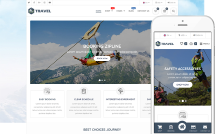 SeyahatTuru - Seyahat Turu Rezervasyonu ve Aksesuar Mağazası WooCommerce Teması