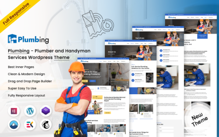 Sıhhi Tesisat - Tesisatçı ve Tamirci Hizmetleri WordPress Teması