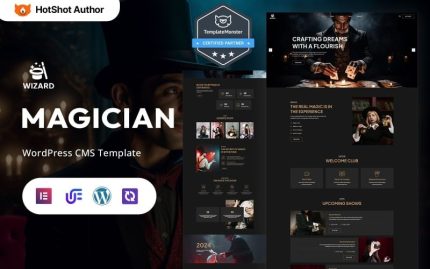 Sihirbaz - Sihirbaz Vitrini ve Eğlencesi WordPress Elementor Teması