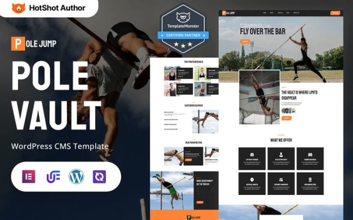 Sırıkla Atlama - Sırıkla Atlama Spor Kulübü WordPress Elementor Teması