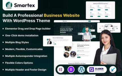 Smartex - İş WordPress Teması