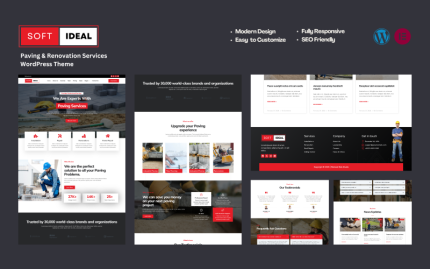 Soft Ideal Asfaltlama Hizmetleri WordPress Teması