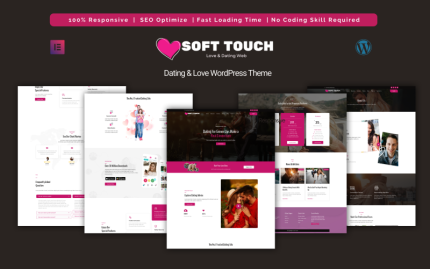 Soft Touch - Flört & Aşk WordPress Teması