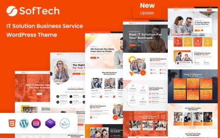 Softech - İş Çok Amaçlı Elementor WordPress Teması