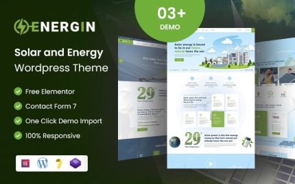 Solar - Ekoloji ve Güneş Enerjisi WordPress Teması