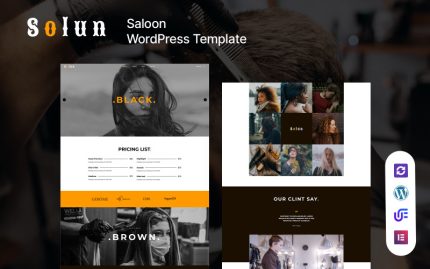 solun - Güzellik ve Kuaför WordPress Teması