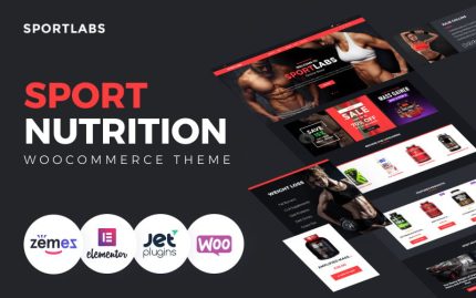 SportLabs - Spor Beslenme WooCommerce Teması