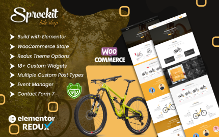 Sprockit | Ultimate Bicycle Store WordPress Teması